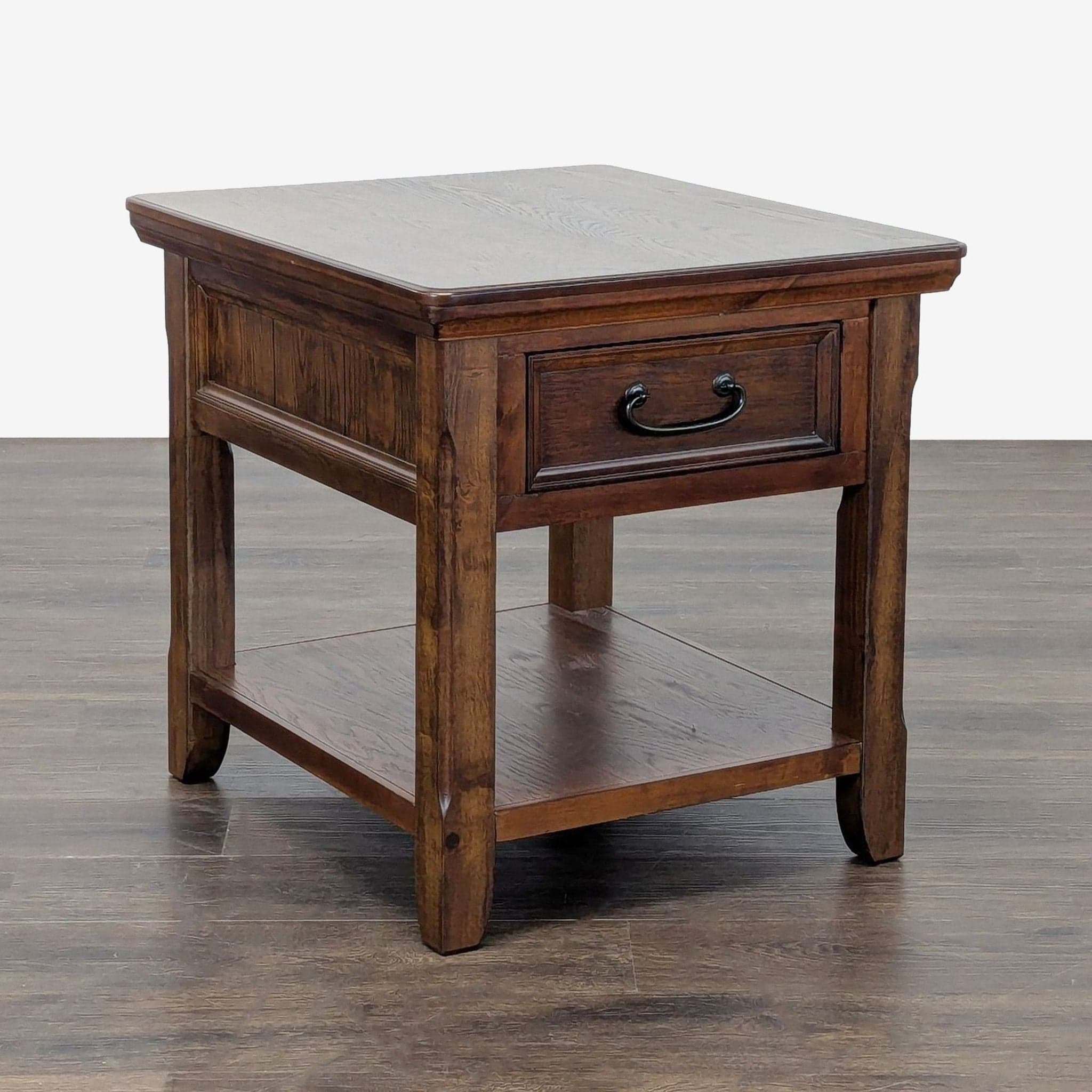 Ashley Furniture Woodboro End Table with Shelf - Thumbnail 8