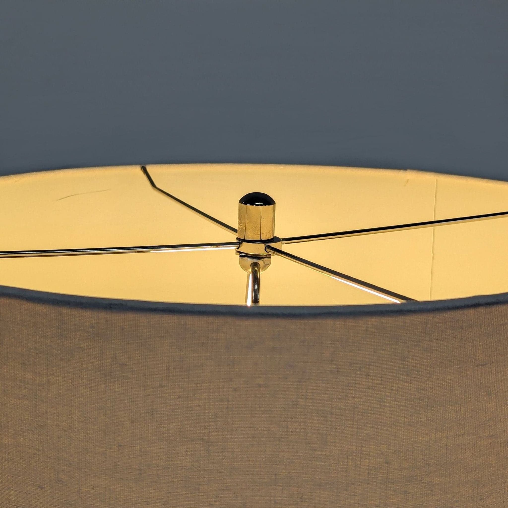 Pottery Barn Emma Textured Ceramic Table Lamp with Drum Shade - Thumbnail 3