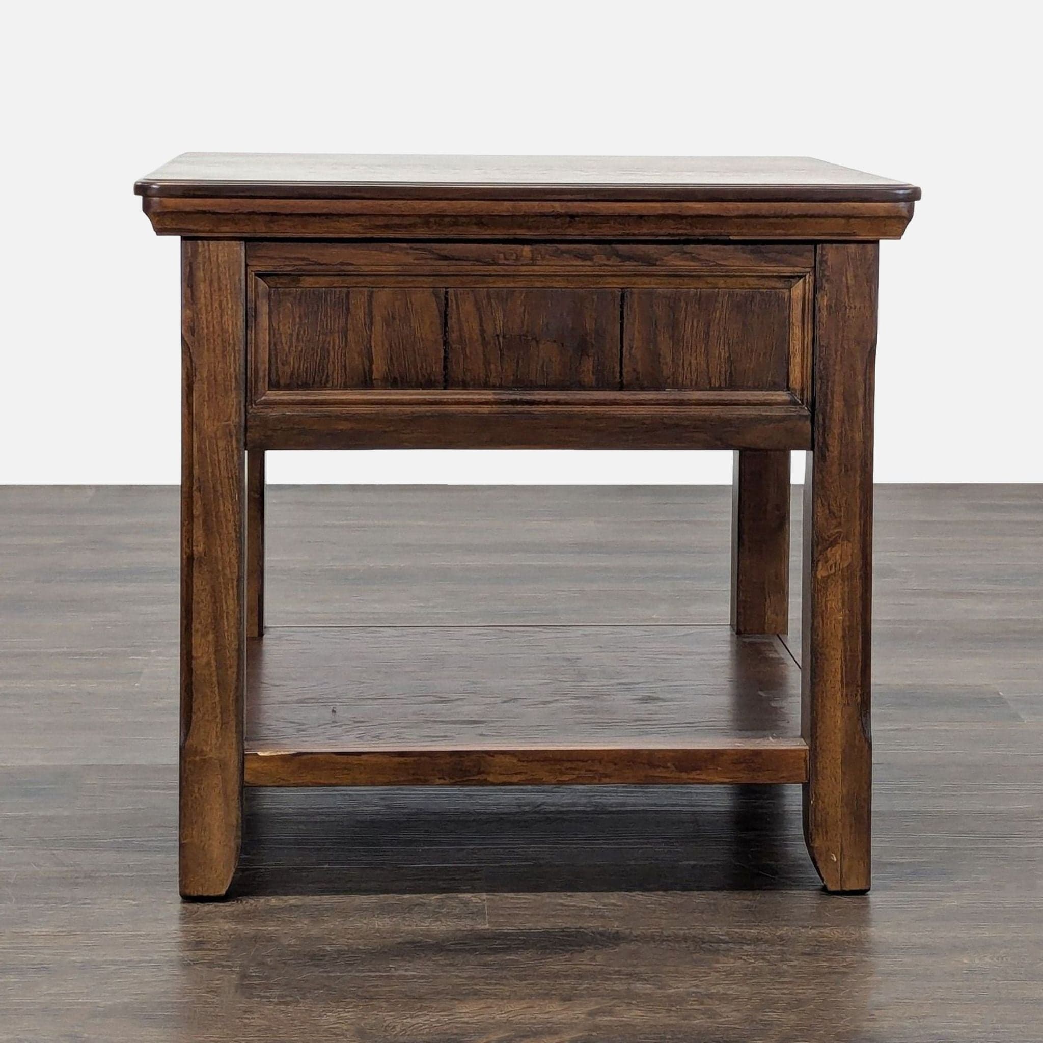 Ashley Furniture Woodboro End Table with Shelf - Thumbnail 4