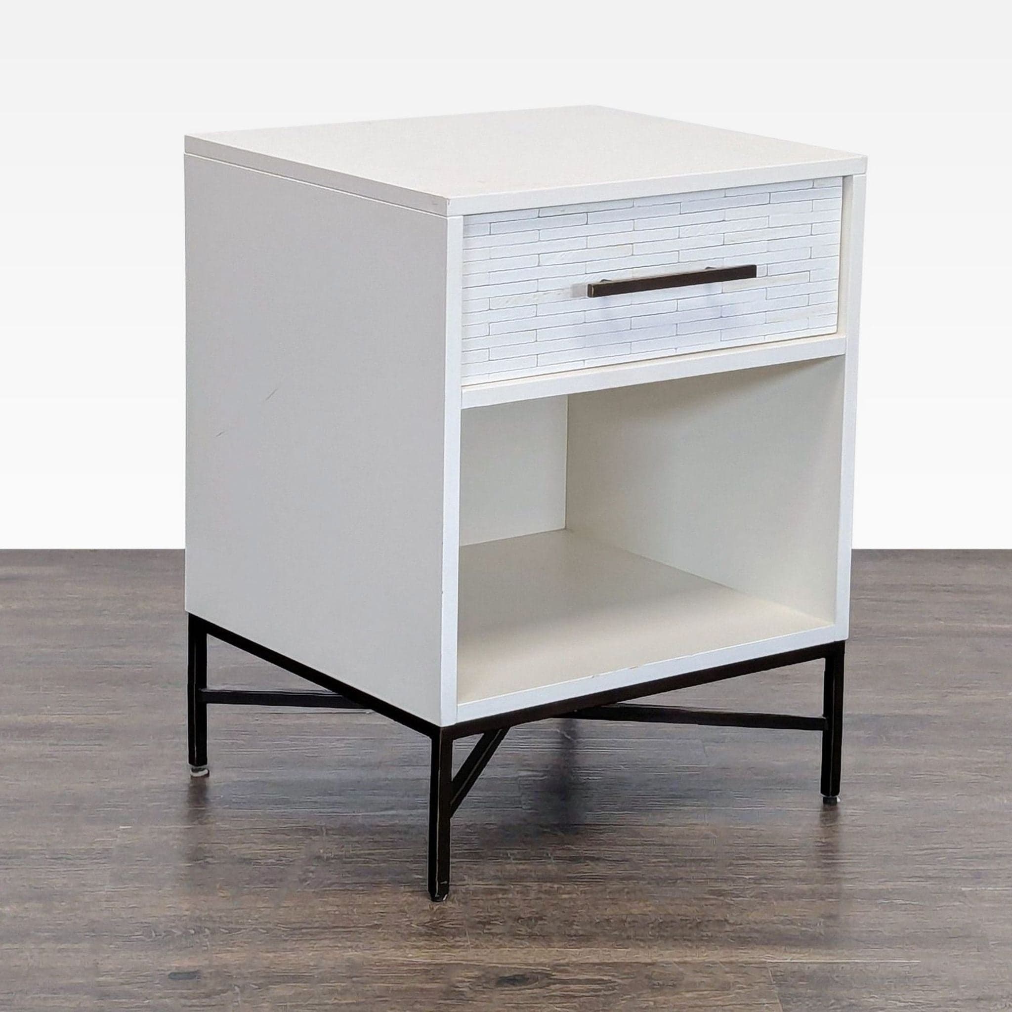 West Elm Wood Tiled Nightstand - Thumbnail 9