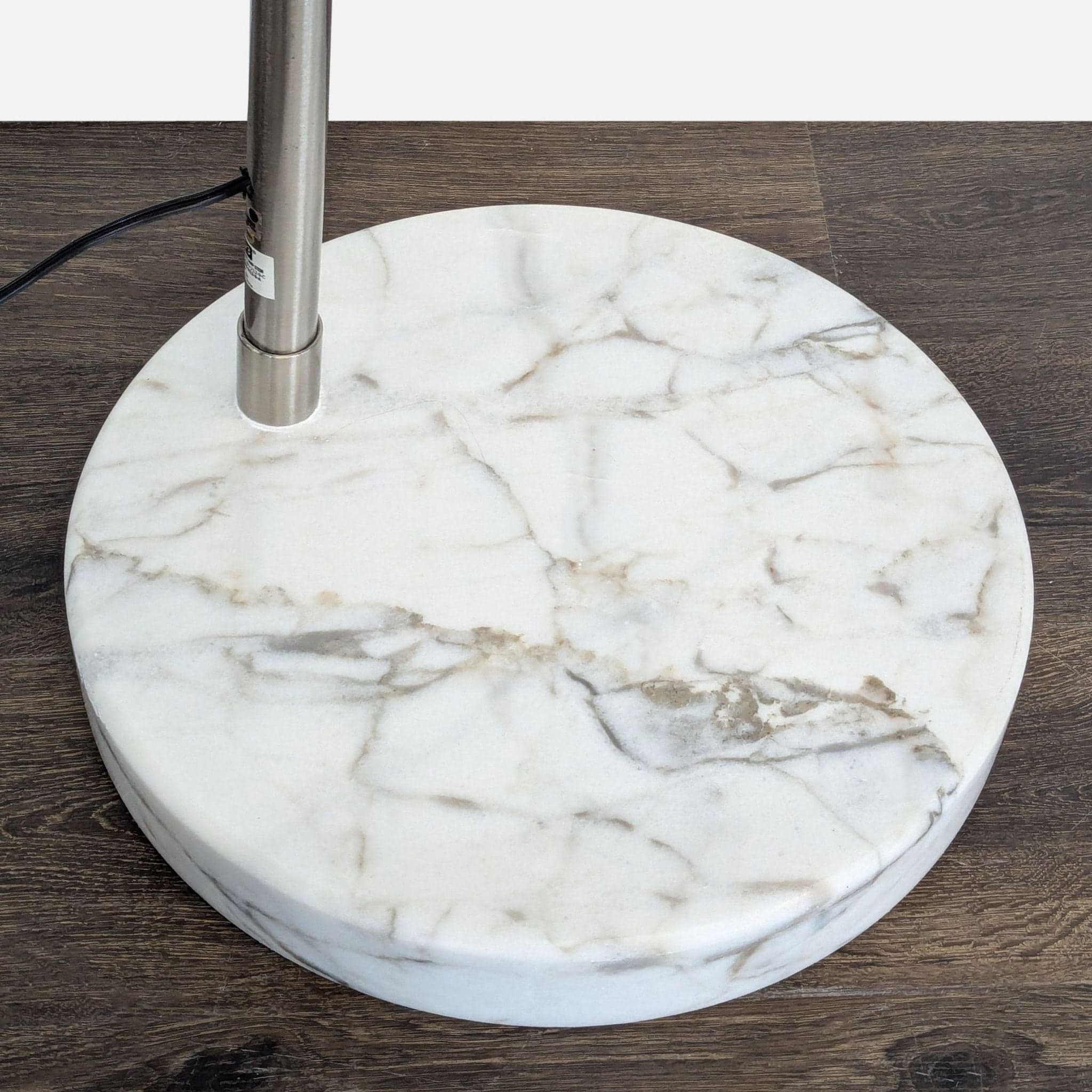 EQ3 Adjustable Arc Floor Lamp with Marble Base - Thumbnail 7
