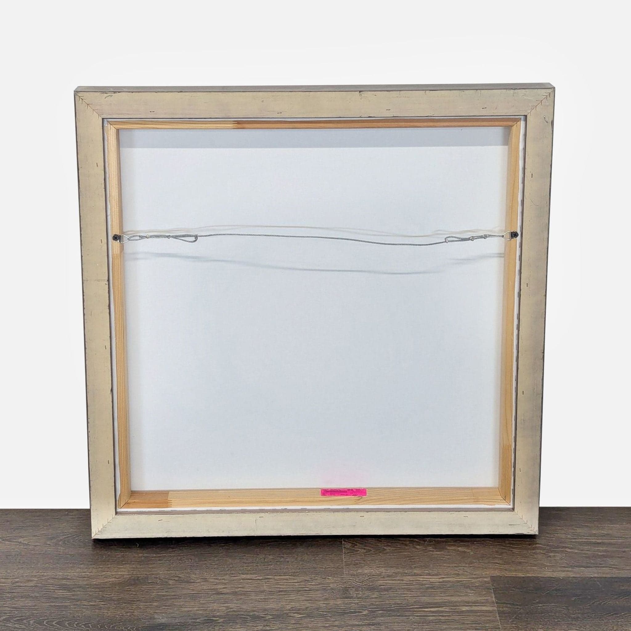 Modern Minimalist Abstract Circle Painting with Frame - Thumbnail 5