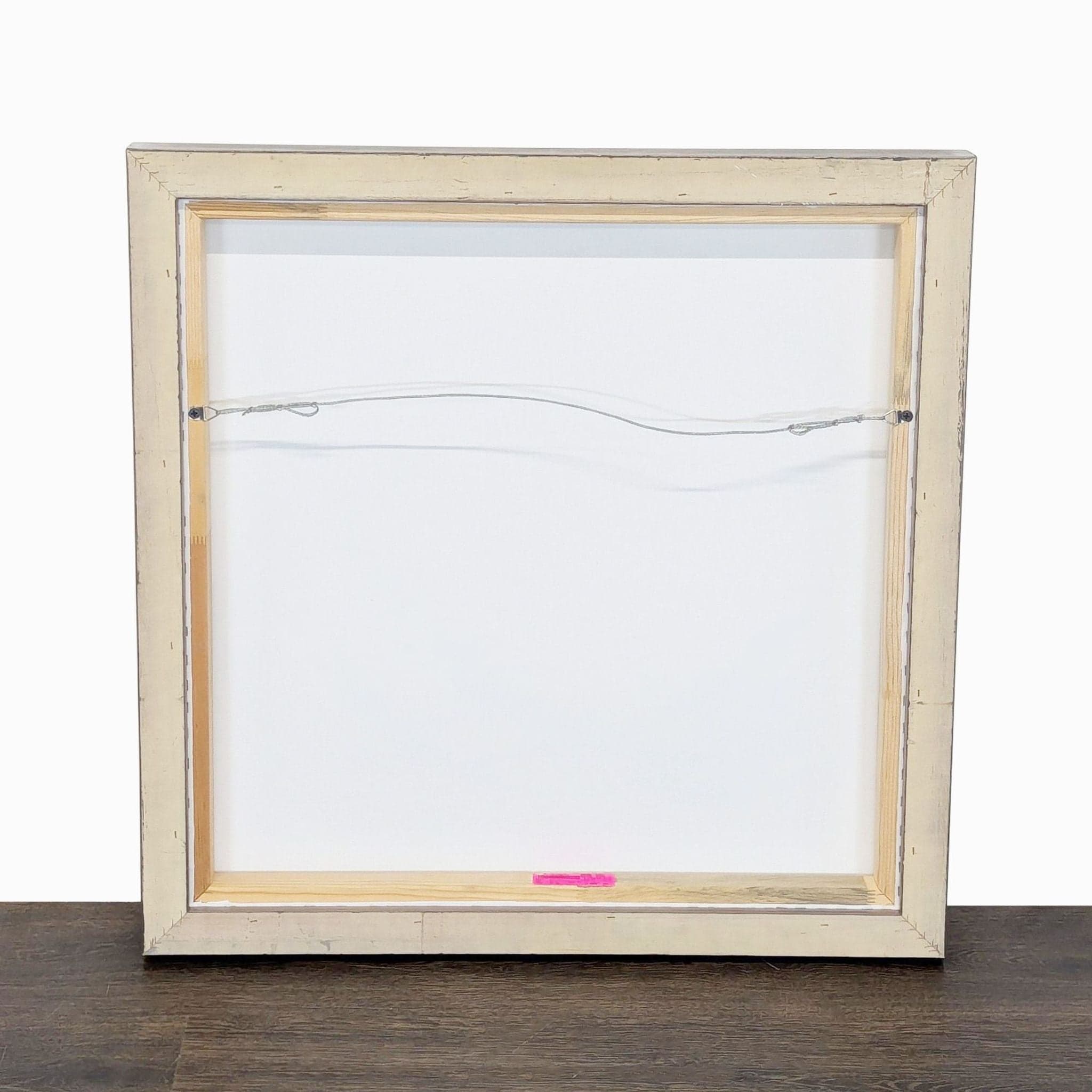 Minimalist Black and White Abstract Brushstroke Painting, Framed Art - Thumbnail 5