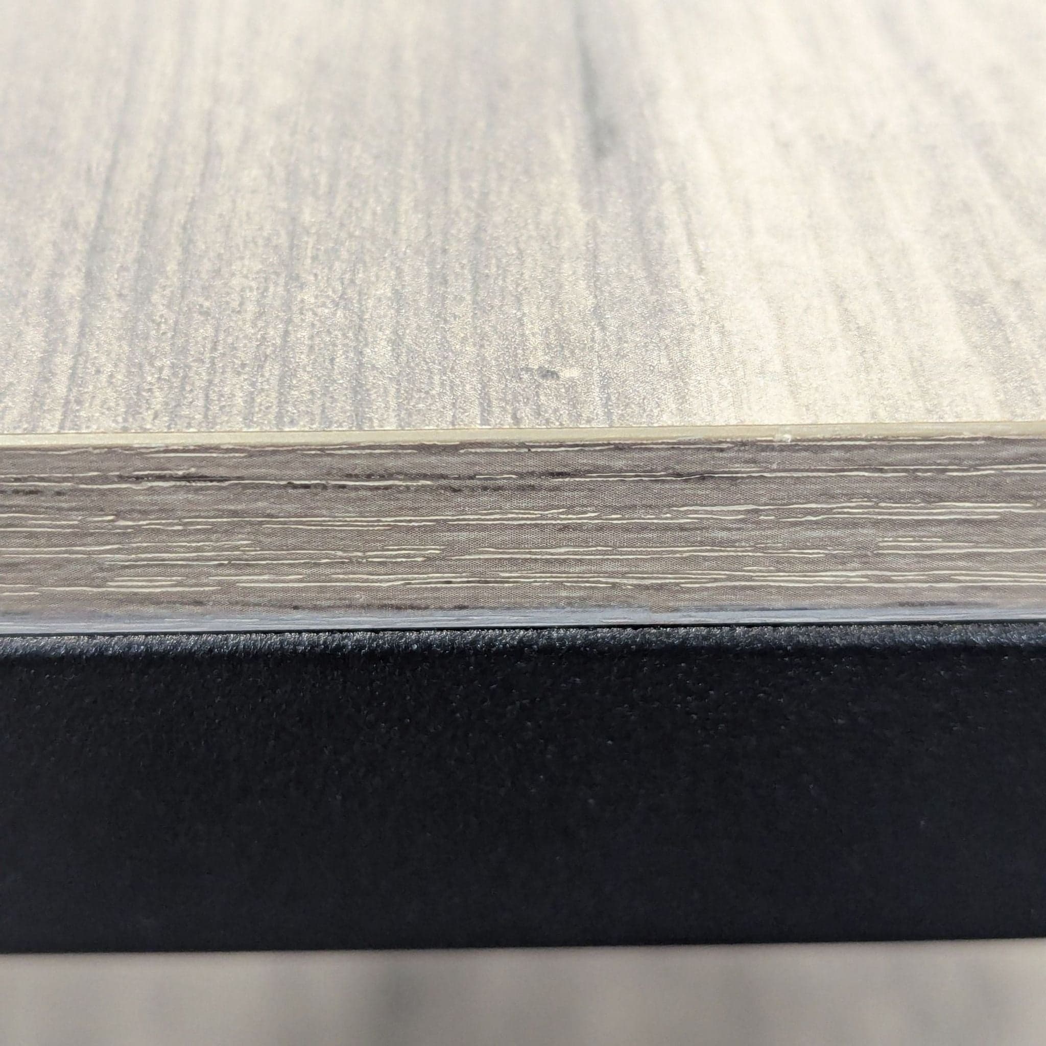 Walker Edison Barnwood Angle Iron Rustic Wood Side Table - Thumbnail 5