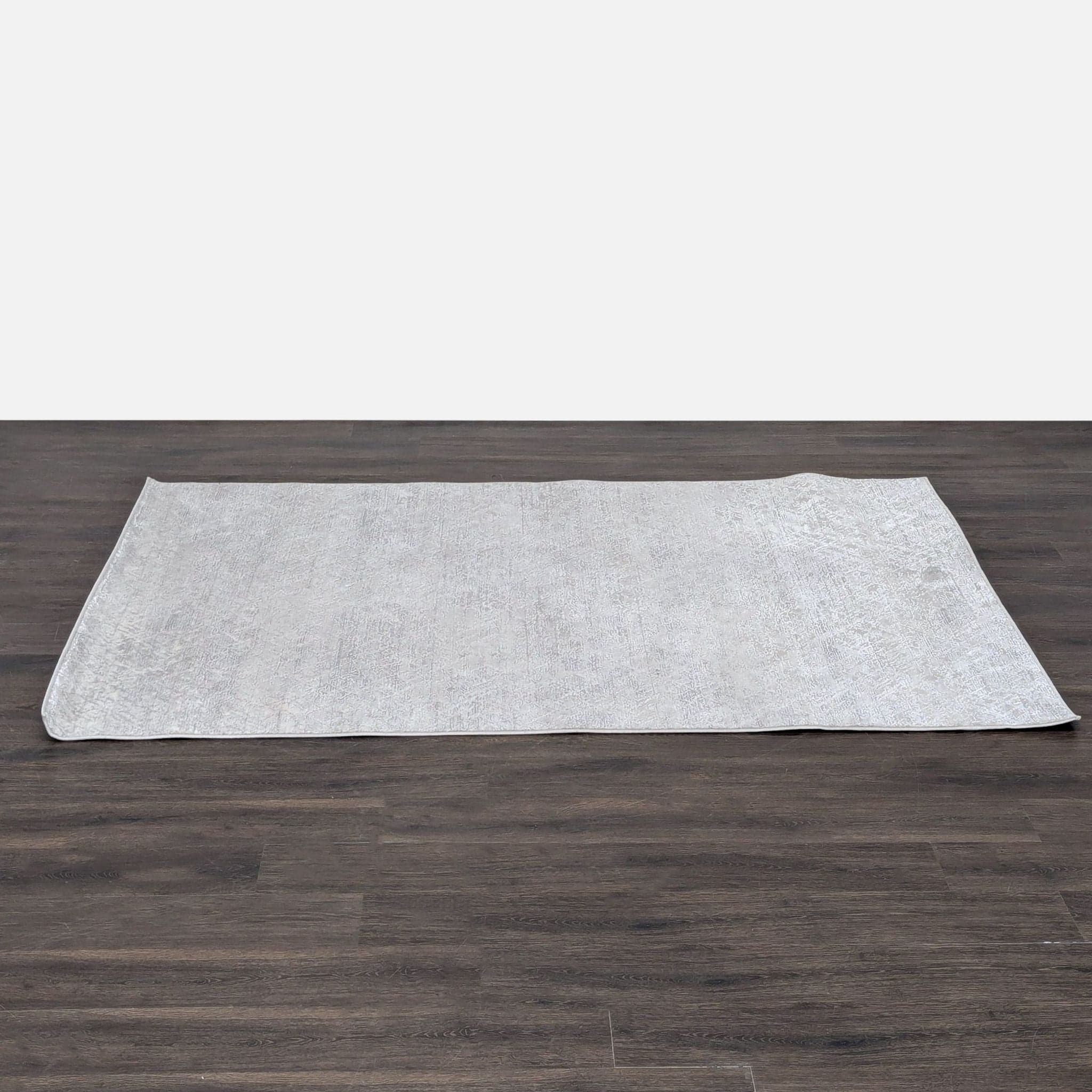 Calvin Klein Environments 5x7 Light Grey Textured Area Rug - Modern Subtle Pattern - Thumbnail 6