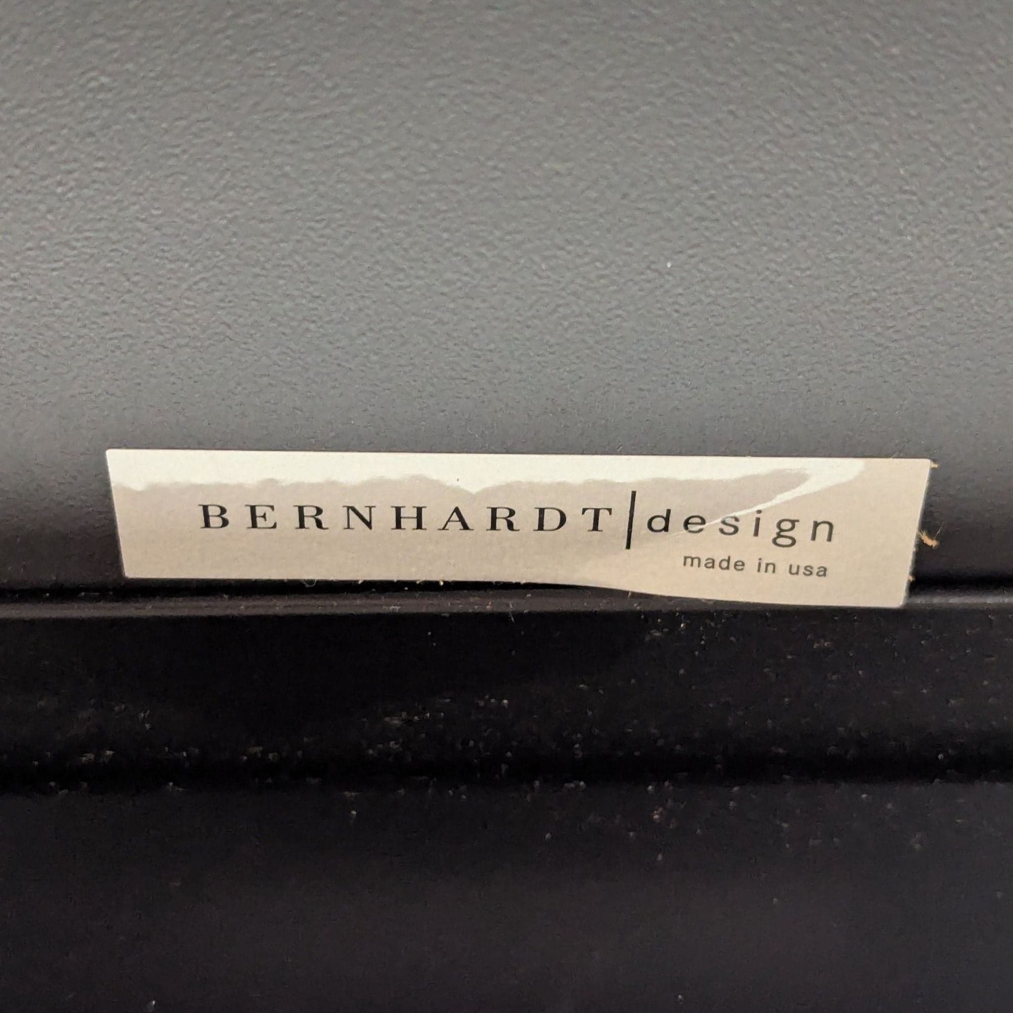 Bernhardt Yuno Modern Minimalist Wood Laminate and Metal Desk - Thumbnail 7