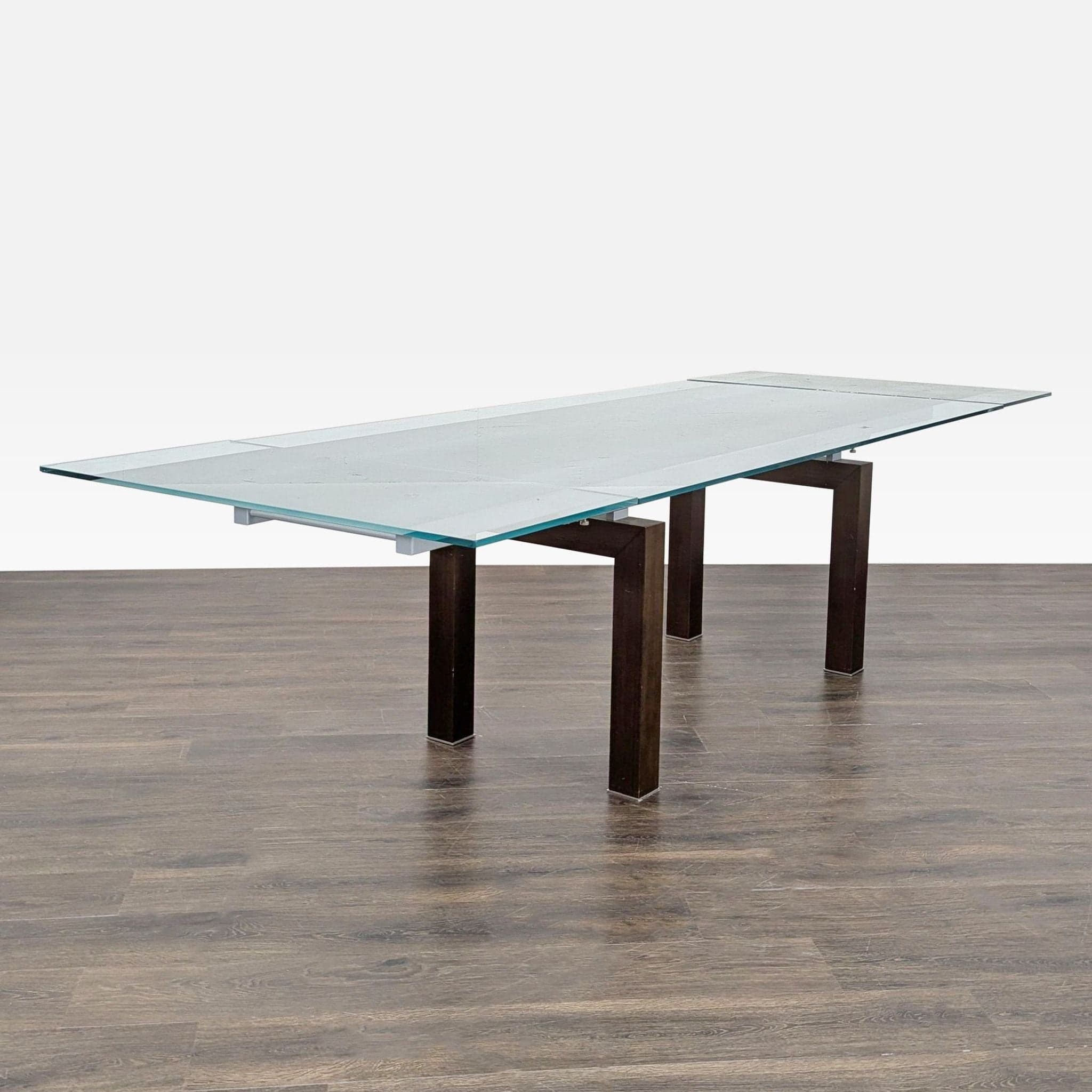 Glass Top Expandable Dining Table - Thumbnail 7