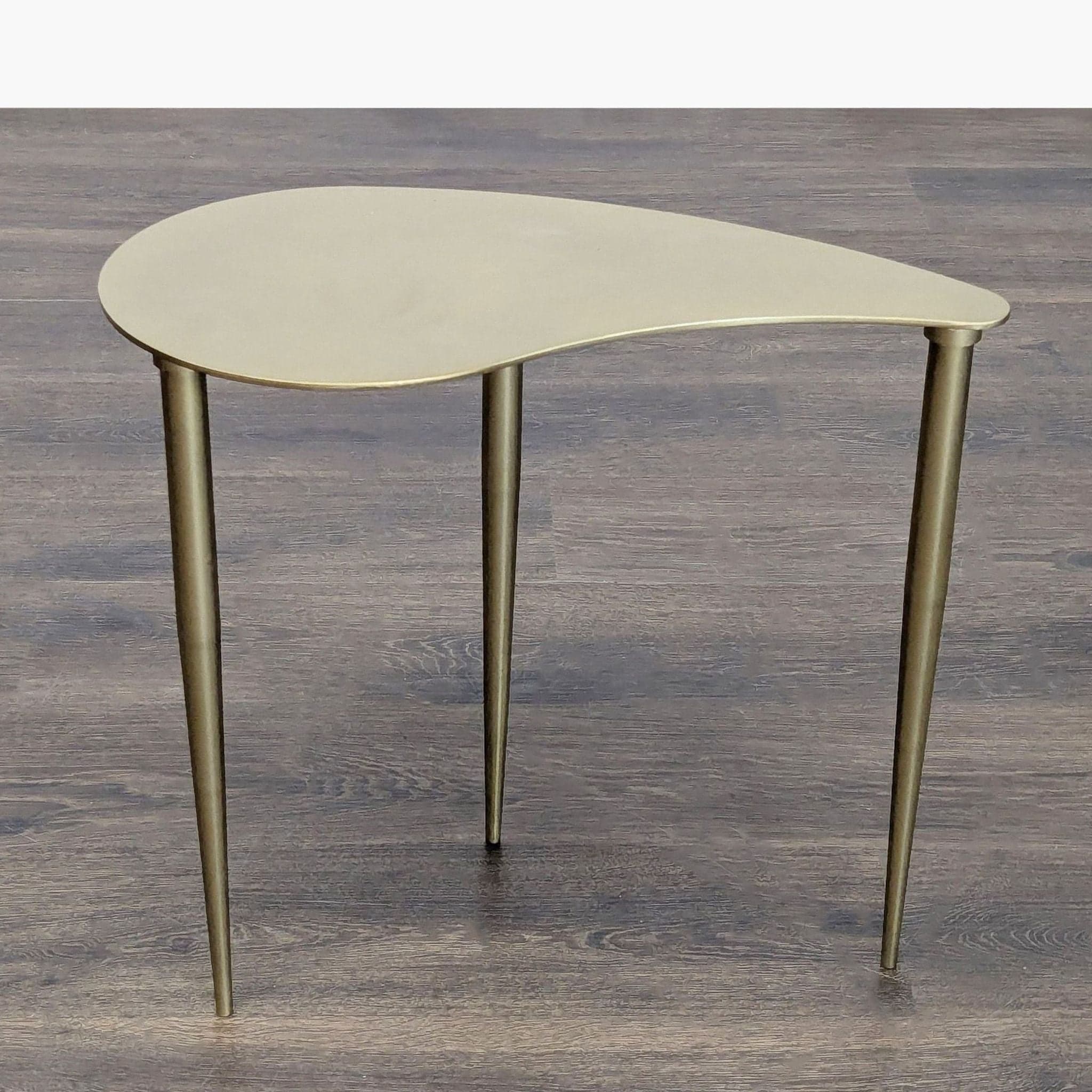 Metal Organic Shape Accent Table - Image 1