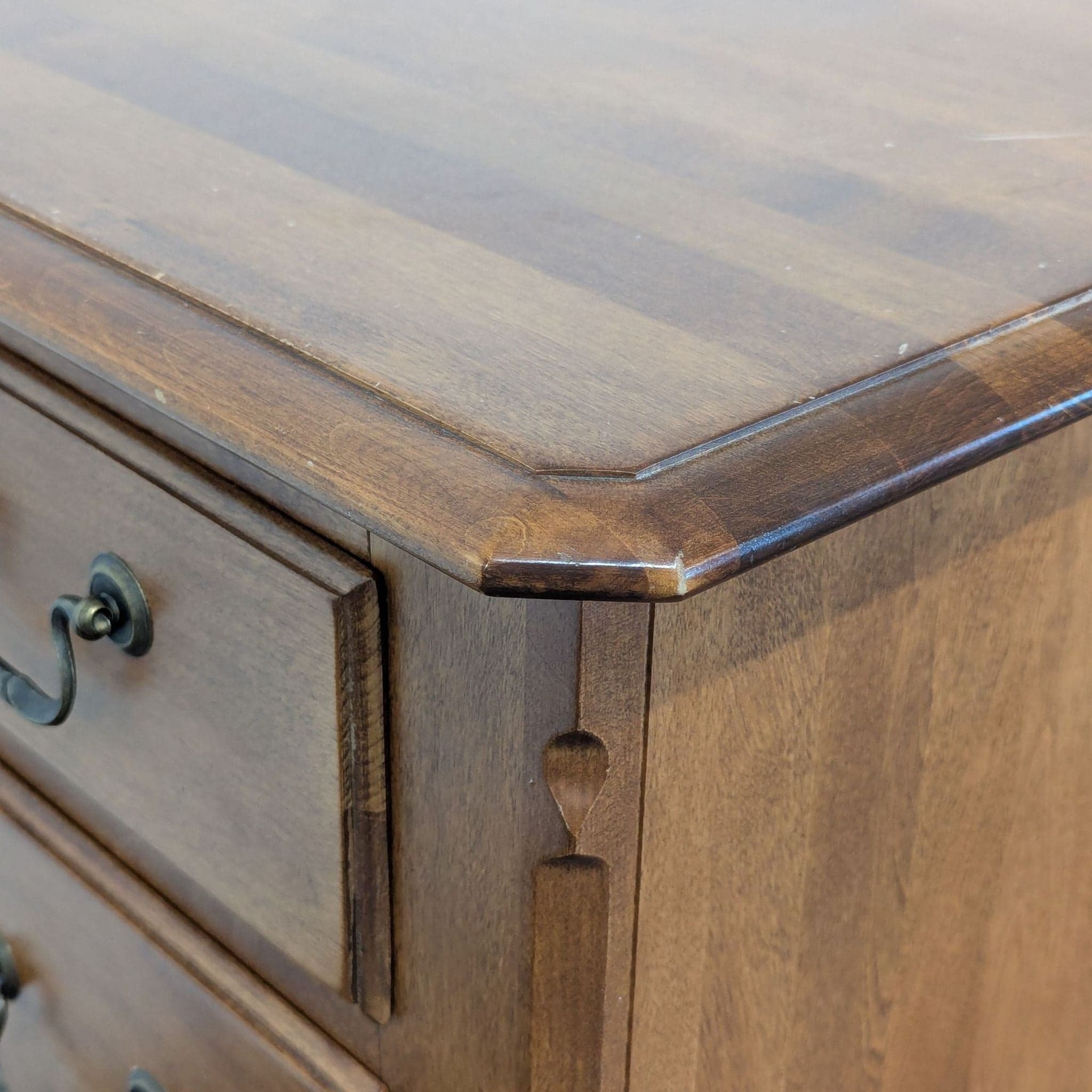 Nichols & Stone Solid Wood 8-Drawer Dresser – Classic Chestnut Finish - Thumbnail 10