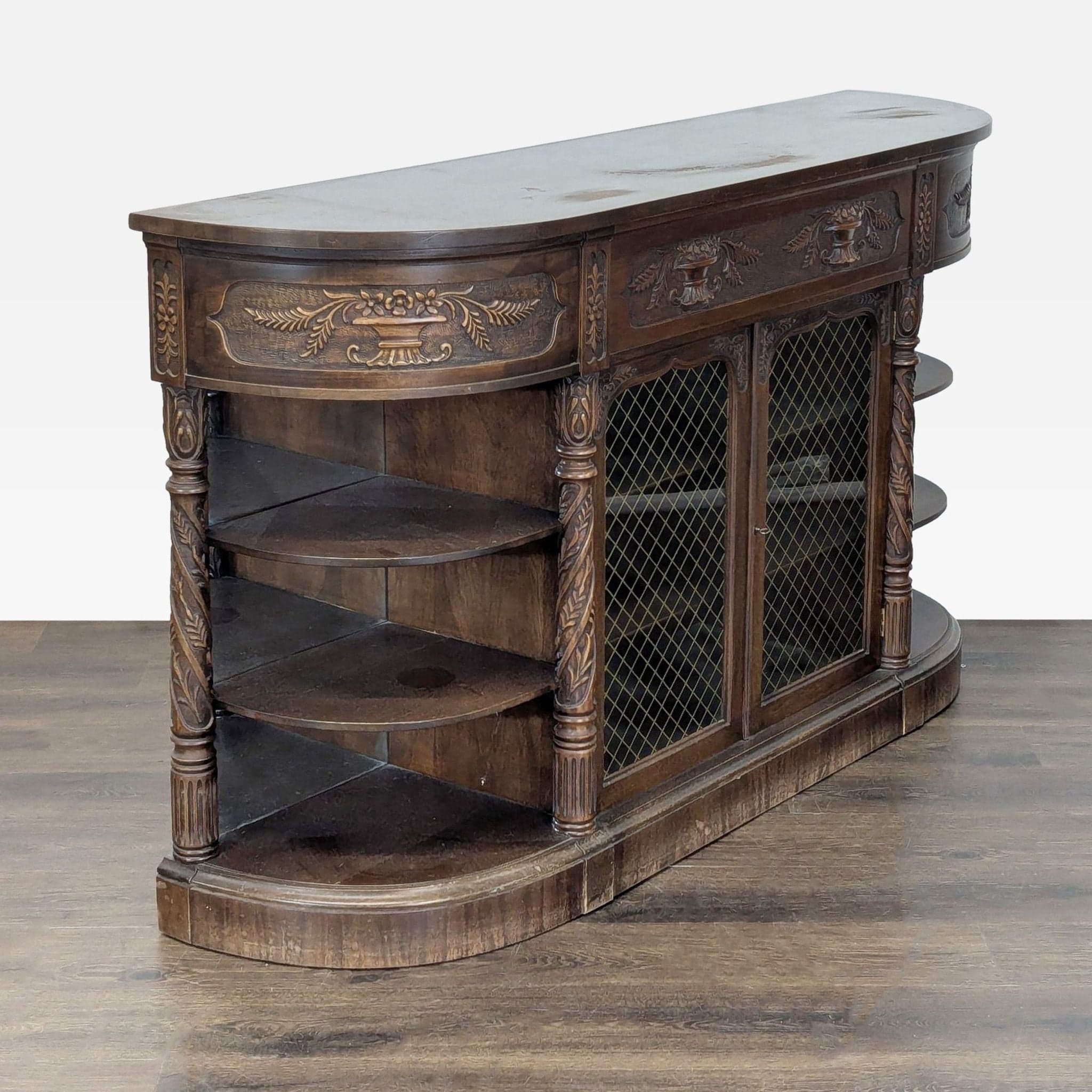 Antique Carved Buffet - Thumbnail 2