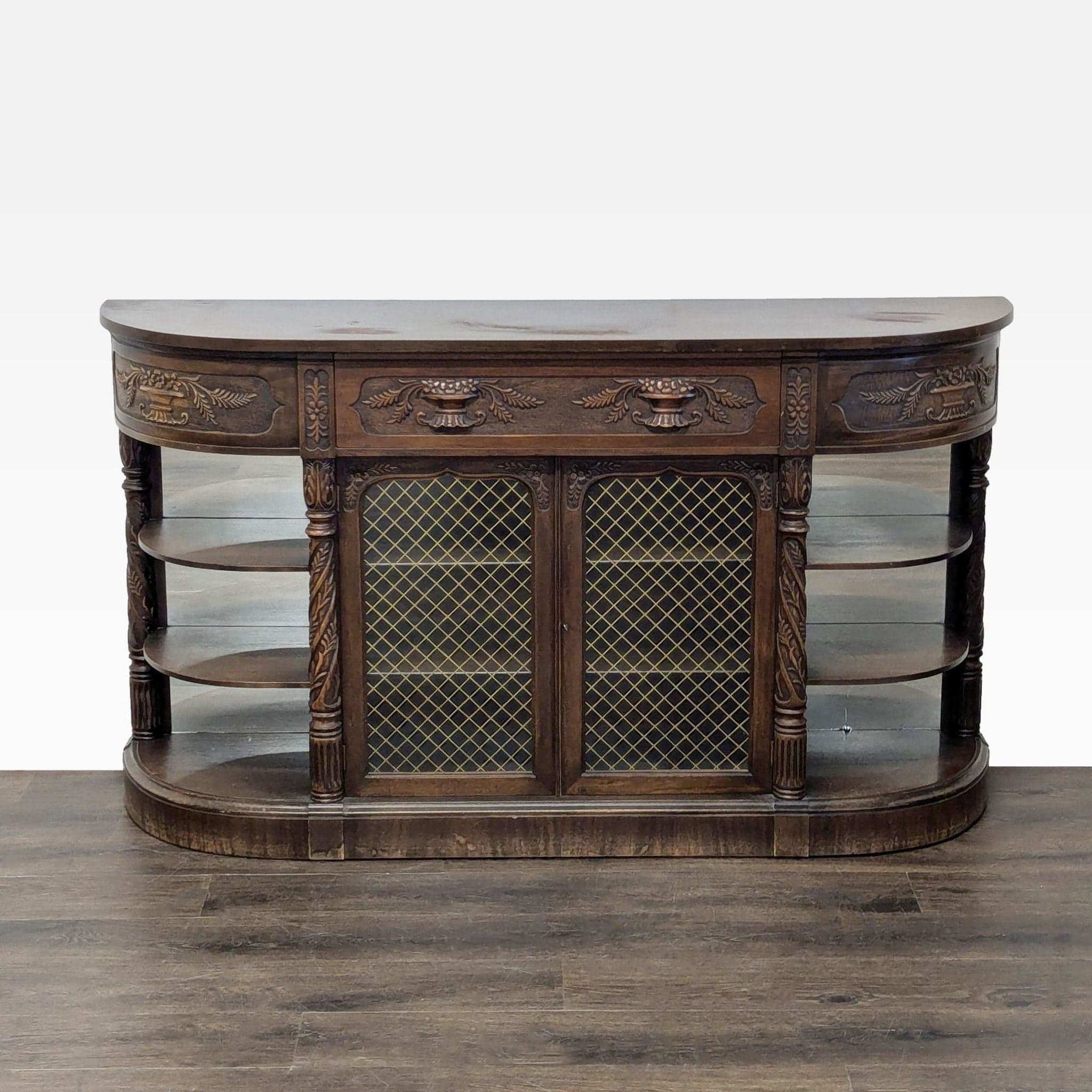 Antique Carved Buffet - Image 1