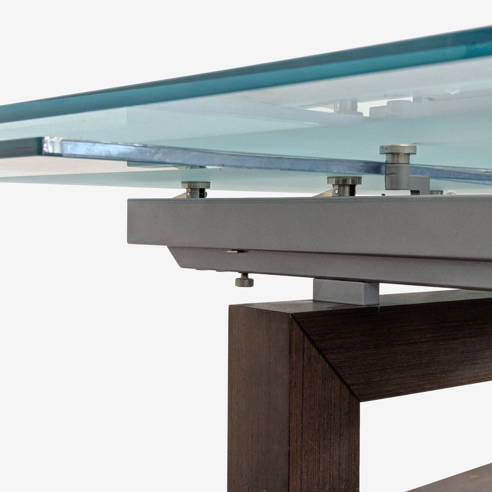 Glass Top Expandable Dining Table - Thumbnail 2