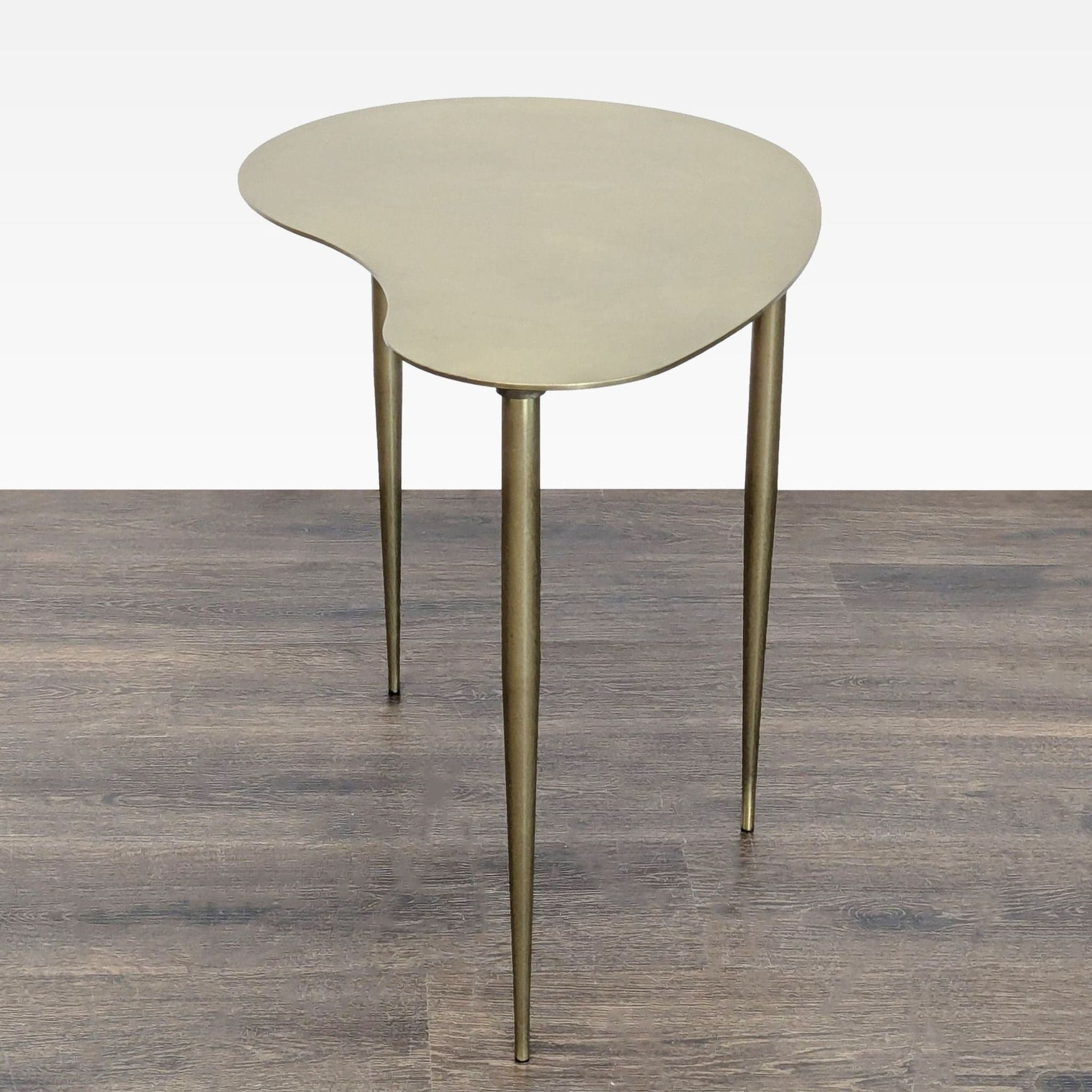 Metal Organic Shape Accent Table - Thumbnail 2