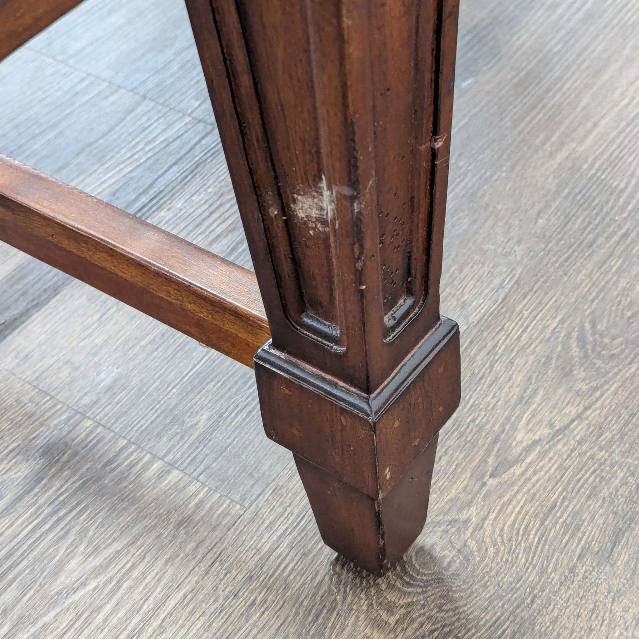 Decorative Iron and Glass Top Coffee Table - Thumbnail 4