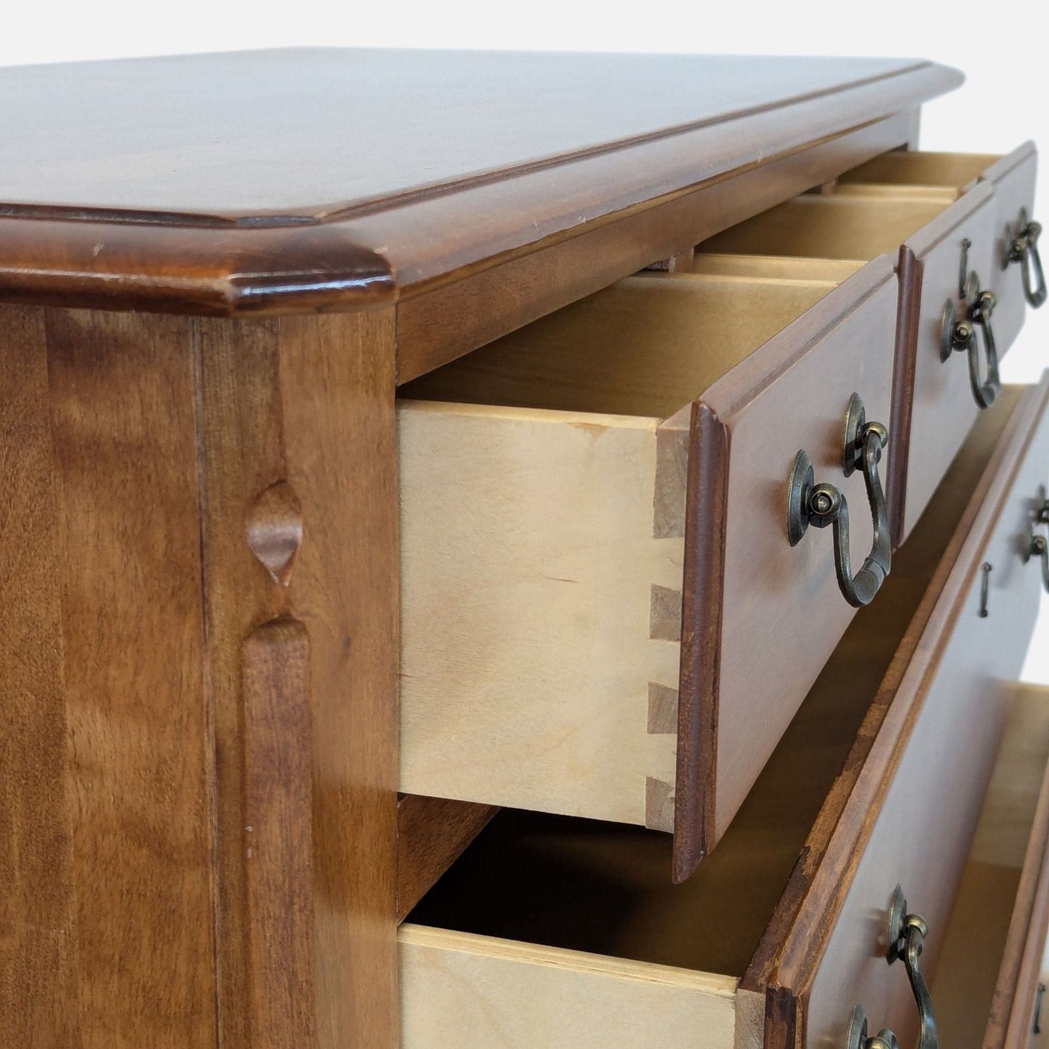 Nichols & Stone Solid Wood 8-Drawer Dresser – Classic Chestnut Finish - Thumbnail 7