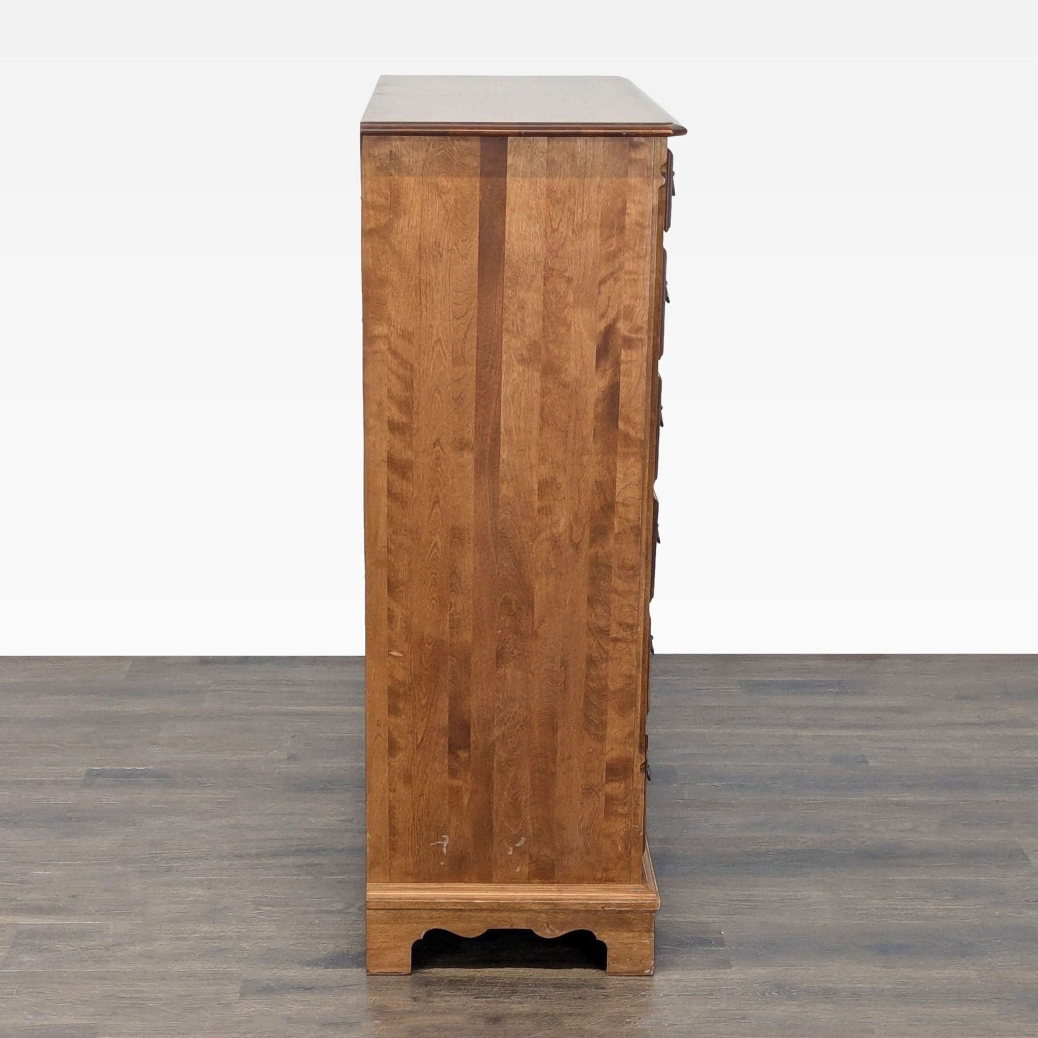 Nichols & Stone Solid Wood 8-Drawer Dresser – Classic Chestnut Finish - Thumbnail 4