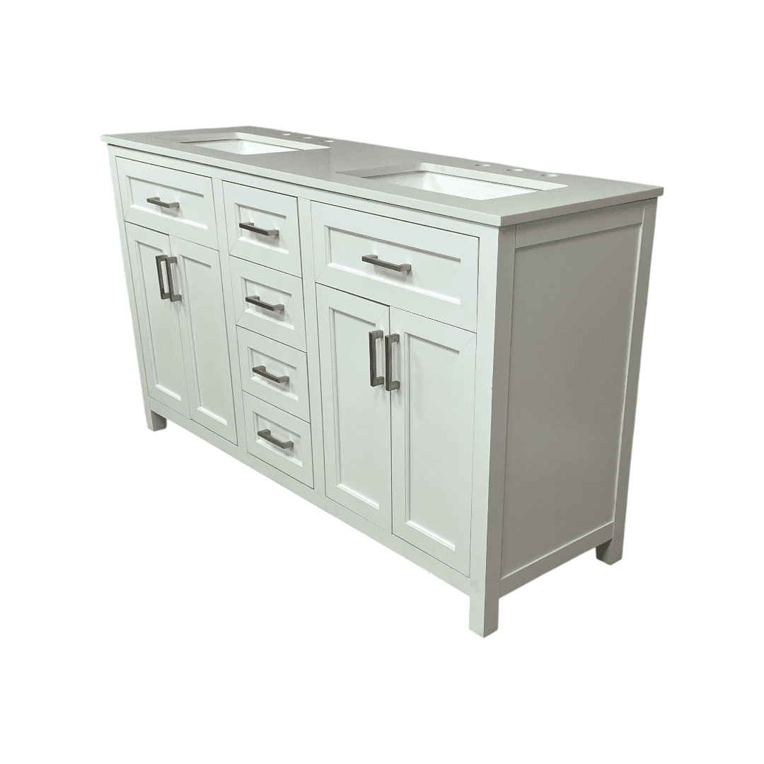 Latitude Run Chenoweth Bathroom Vanity With 2 Sinks, 2 Storage Cabinets, And 6 Drawers - Thumbnail 11