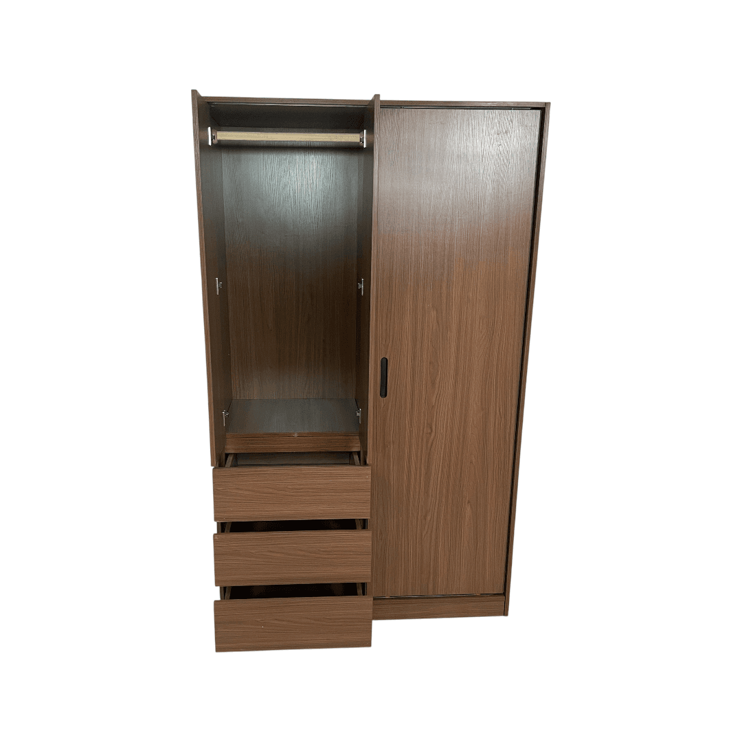 Marlao Simple Classic Dark Wardrobe - Thumbnail 12