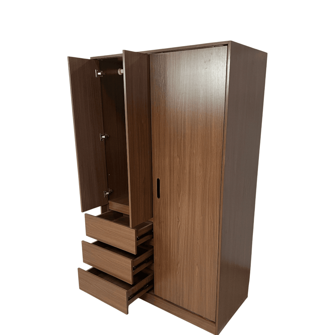 Marlao Simple Classic Dark Wardrobe - Thumbnail 15