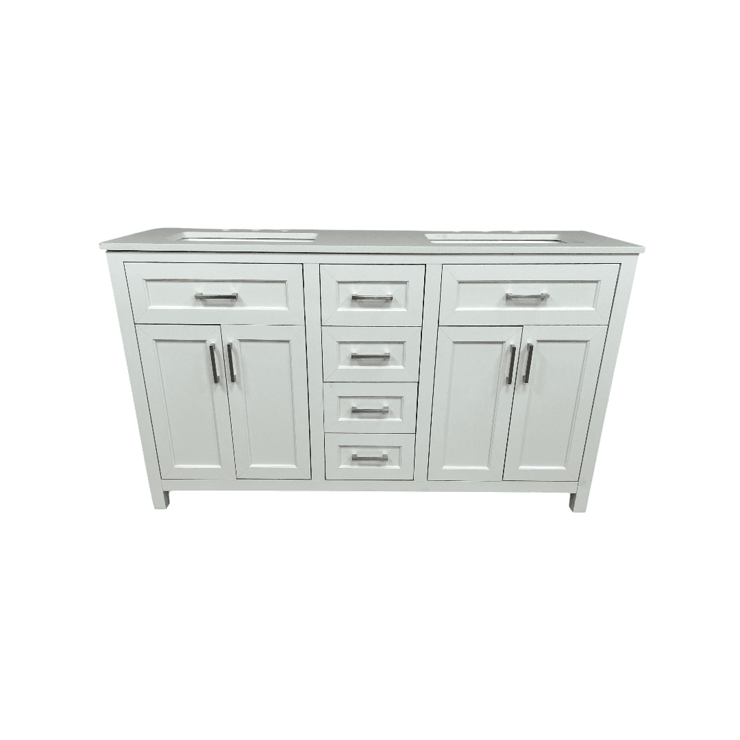 Latitude Run Chenoweth Bathroom Vanity With 2 Sinks, 2 Storage Cabinets, And 6 Drawers - Thumbnail 5
