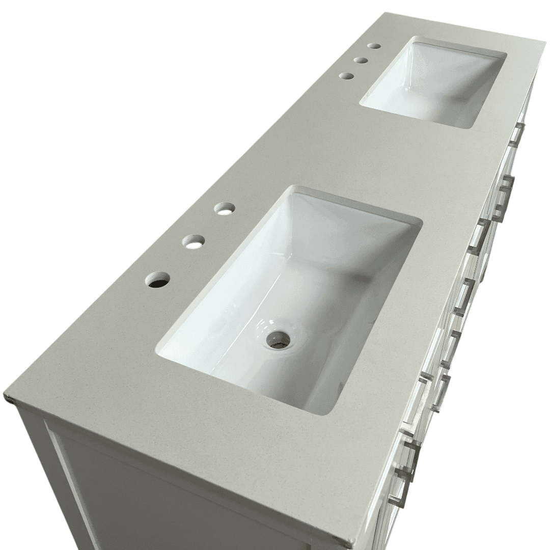 Latitude Run Chenoweth Bathroom Vanity With 2 Sinks, 2 Storage Cabinets, And 6 Drawers - Thumbnail 10