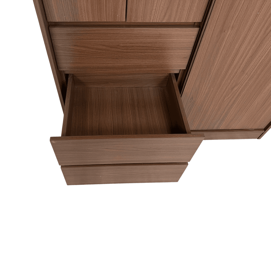 Marlao Simple Classic Dark Wardrobe - Thumbnail 20