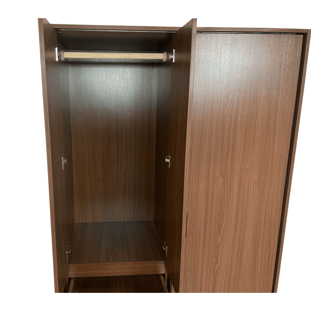 Marlao Simple Classic Dark Wardrobe - Thumbnail 16