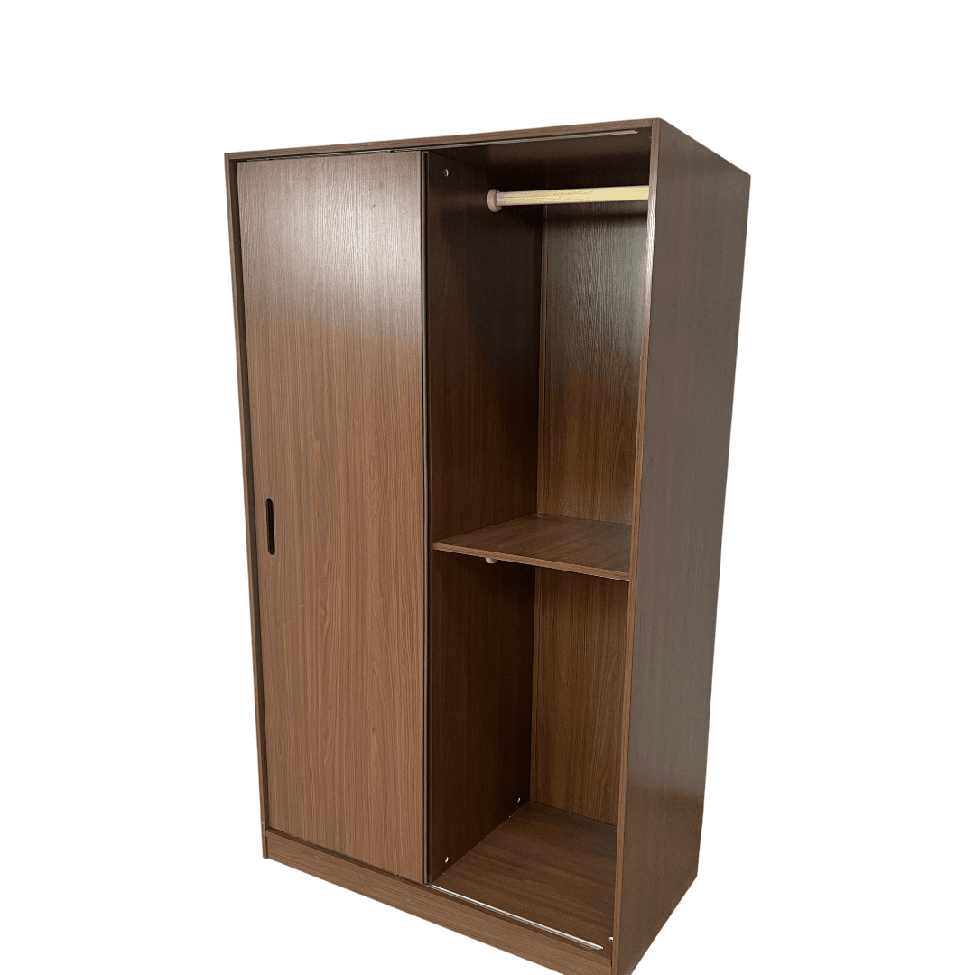 Marlao Simple Classic Dark Wardrobe - Thumbnail 9