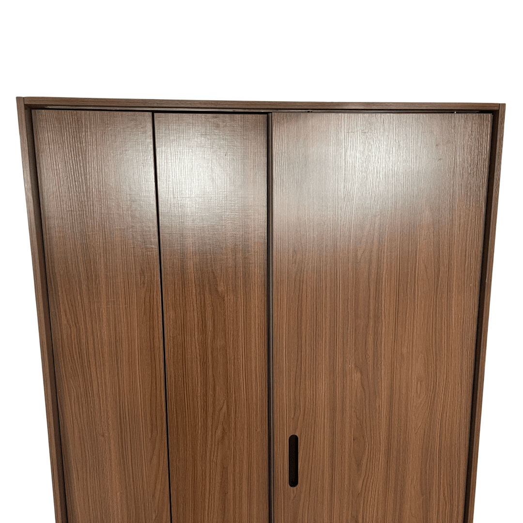 Marlao Simple Classic Dark Wardrobe - Thumbnail 6