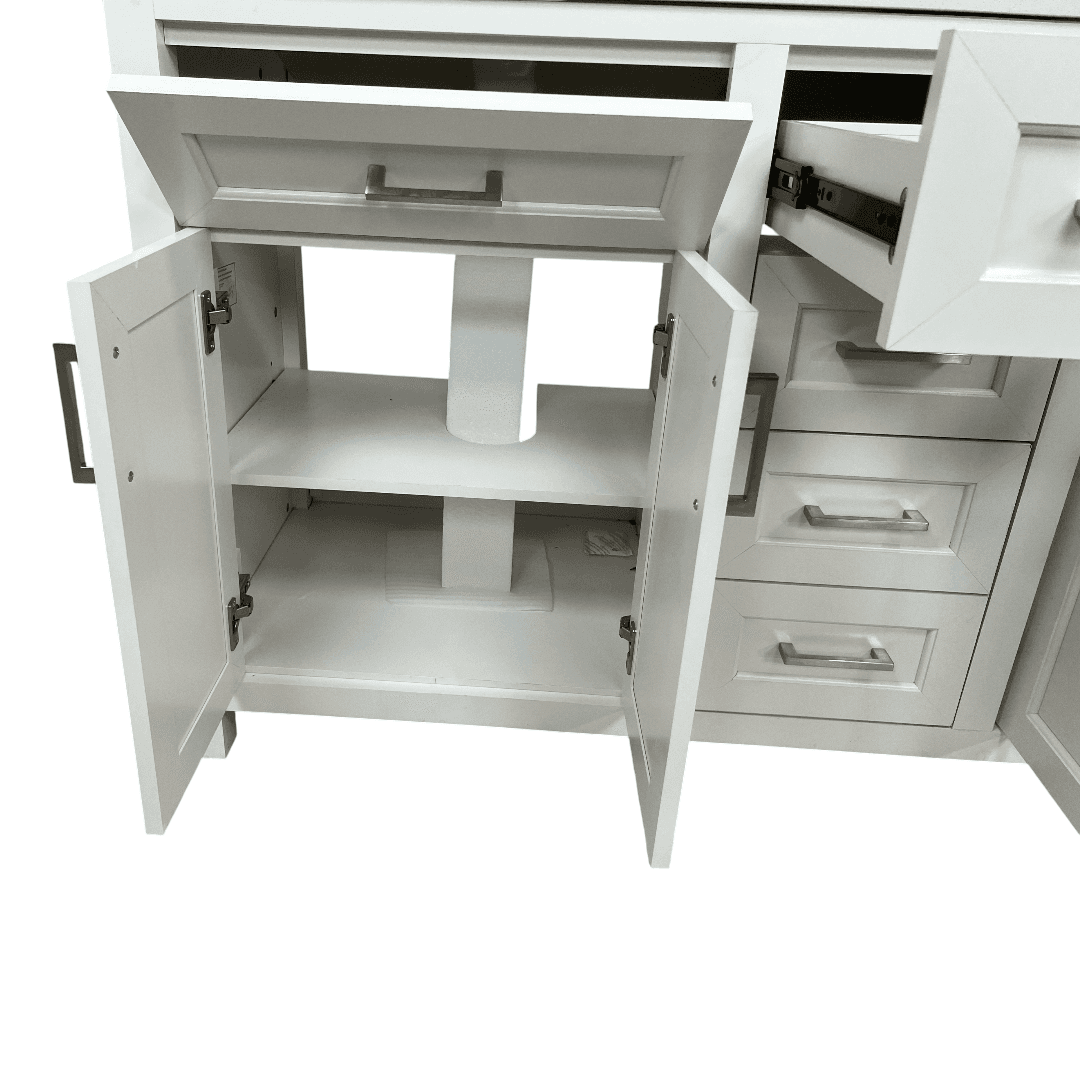 Latitude Run Chenoweth Bathroom Vanity With 2 Sinks, 2 Storage Cabinets, And 6 Drawers - Thumbnail 22