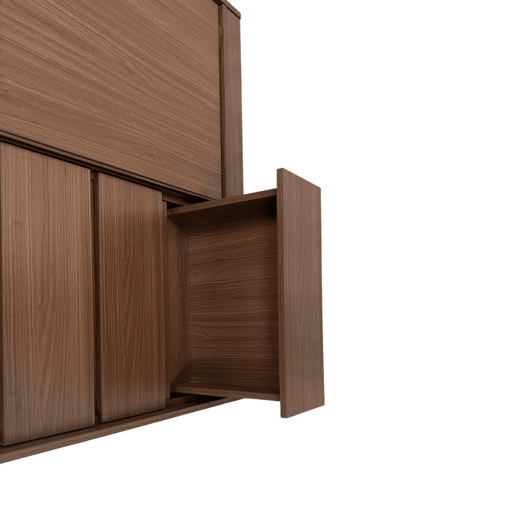 Marlao Simple Classic Dark Wardrobe - Thumbnail 21