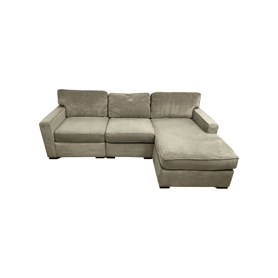 Macy's Radley 3-Piece Fabric Chaise Sectional Sofa - Thumbnail 2