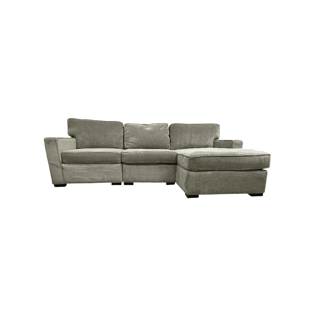 Macy's Radley 3-Piece Fabric Chaise Sectional Sofa - Thumbnail 4