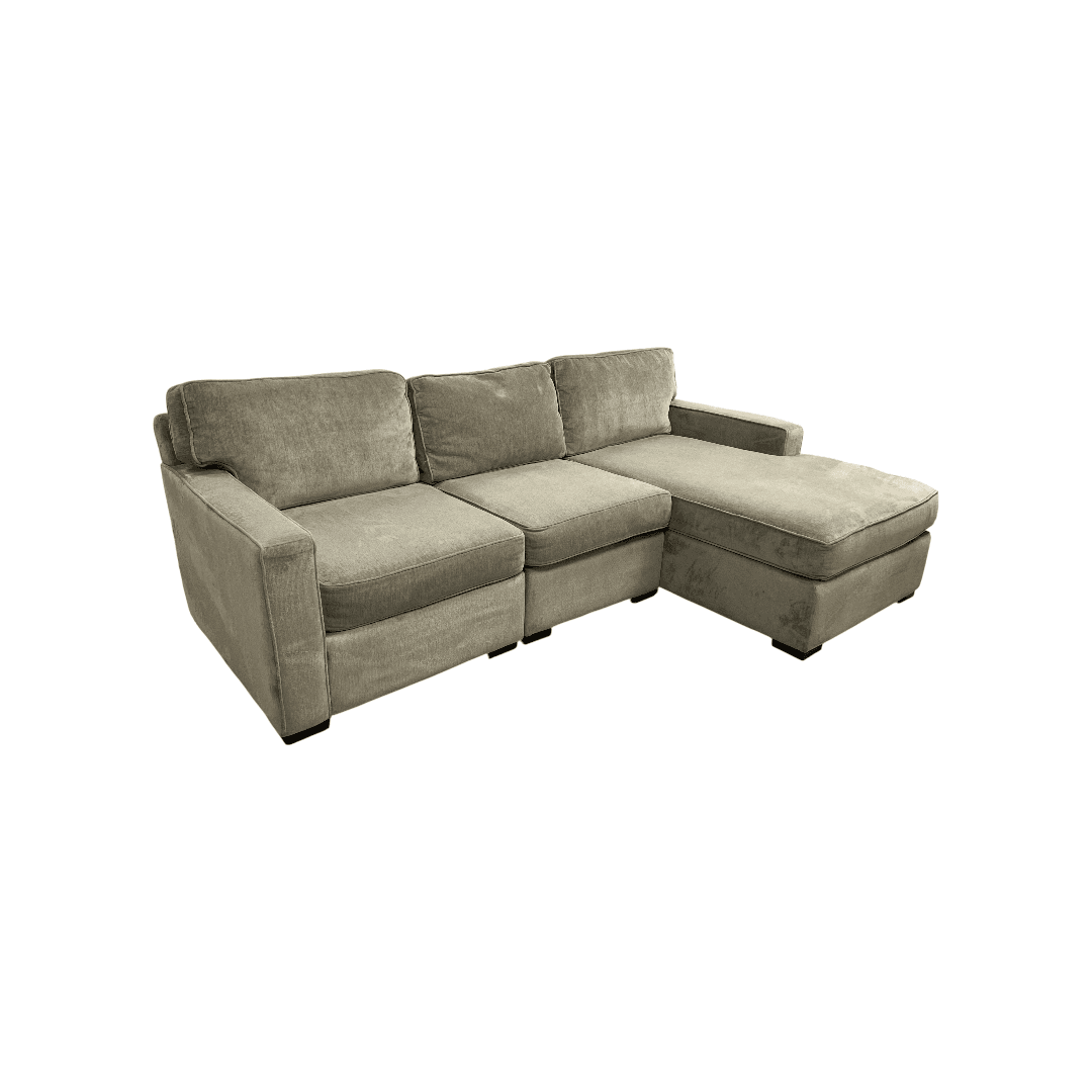 Macy's Radley 3-Piece Fabric Chaise Sectional Sofa - Thumbnail 6