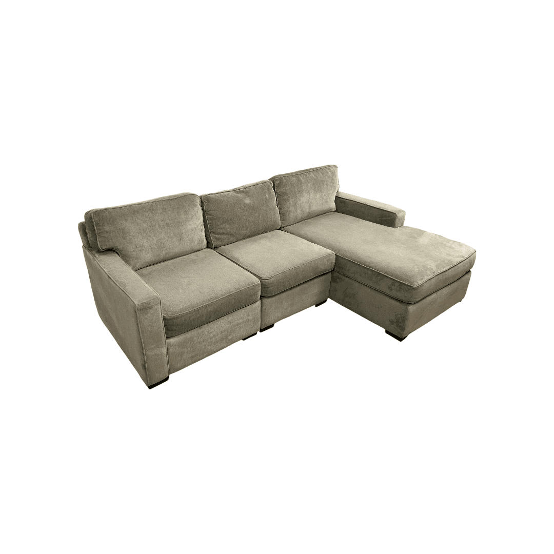 Macy's Radley 3-Piece Fabric Chaise Sectional Sofa - Thumbnail 5