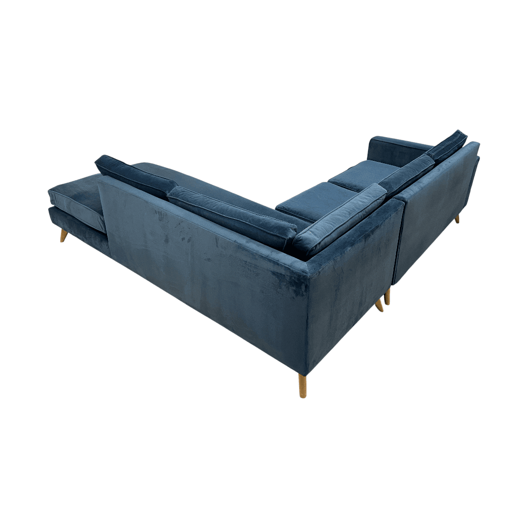 Etsy Artisan Blue Velvet Couch - Thumbnail 17