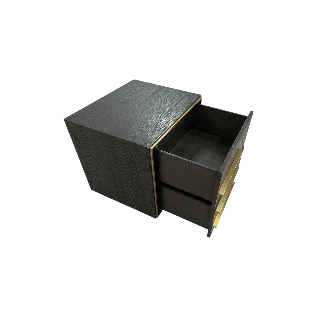 Restoration Hardware Bezier Panel King Bed and Closed Nightstand Set - Thumbnail 16