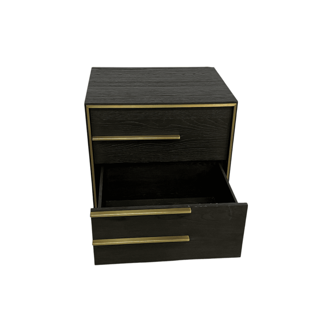 Restoration Hardware Bezier Panel King Bed and Closed Nightstand Set - Thumbnail 20