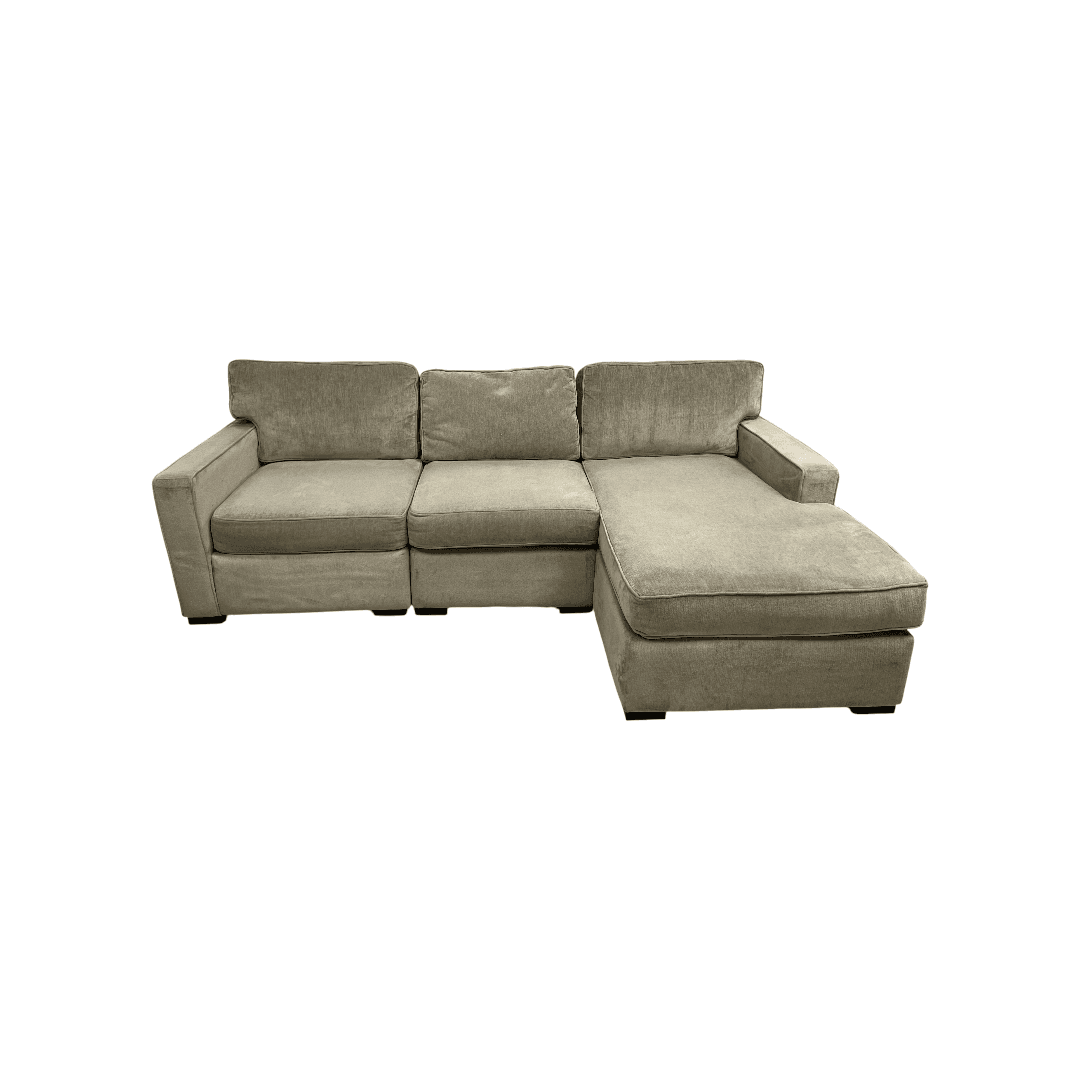 Macy's Radley 3-Piece Fabric Chaise Sectional Sofa - Thumbnail 3