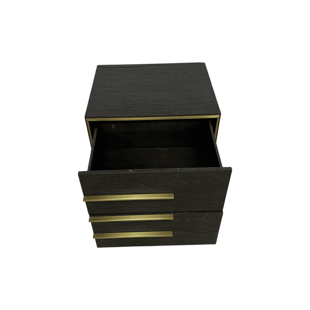 Restoration Hardware Bezier Panel King Bed and Closed Nightstand Set - Thumbnail 18