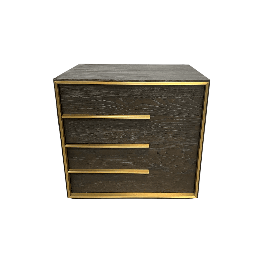 Restoration Hardware Bezier Panel King Bed and Closed Nightstand Set - Thumbnail 10