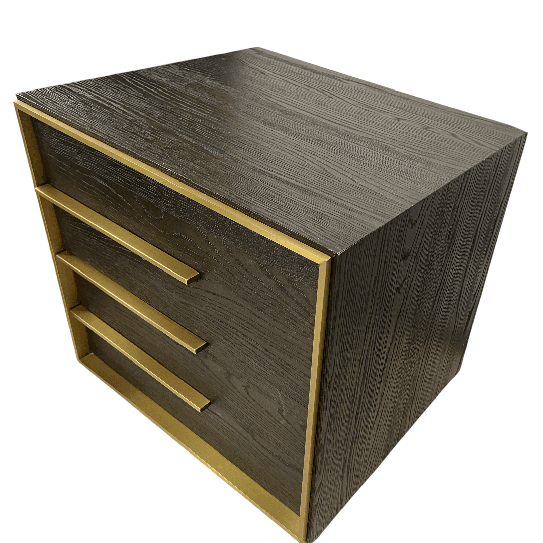 Restoration Hardware Bezier Panel King Bed and Closed Nightstand Set - Thumbnail 12