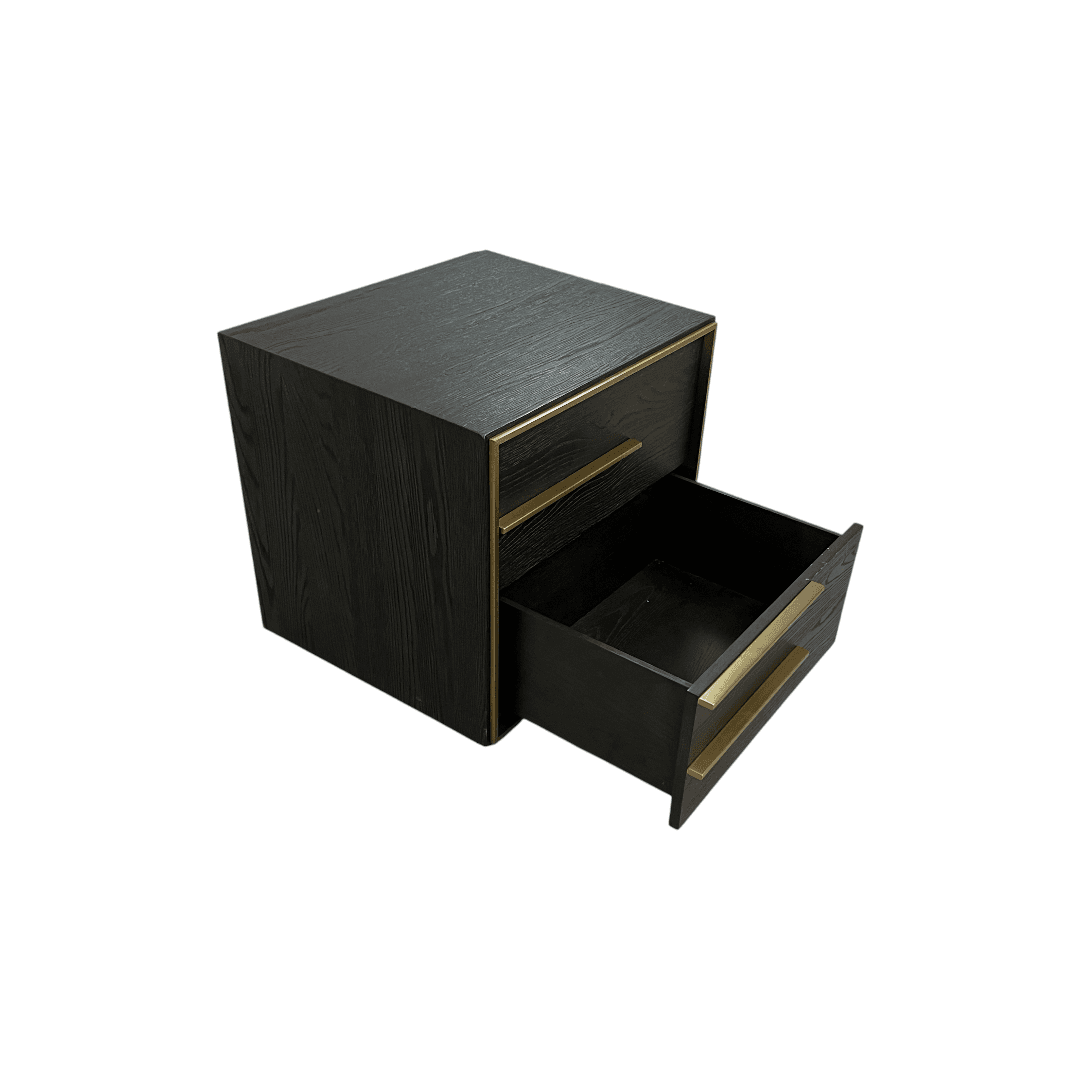 Restoration Hardware Bezier Panel King Bed and Closed Nightstand Set - Thumbnail 21