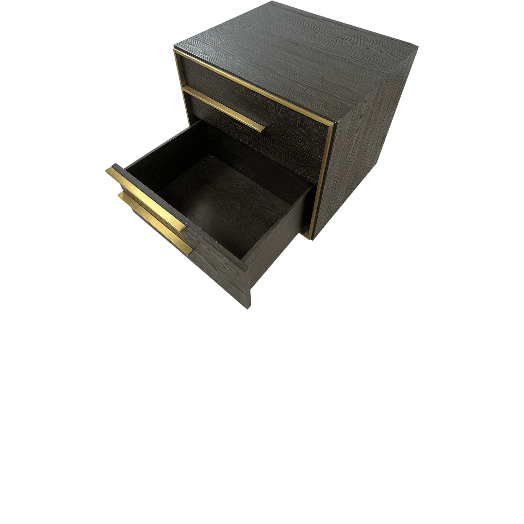 Restoration Hardware Bezier Panel King Bed and Closed Nightstand Set - Thumbnail 24