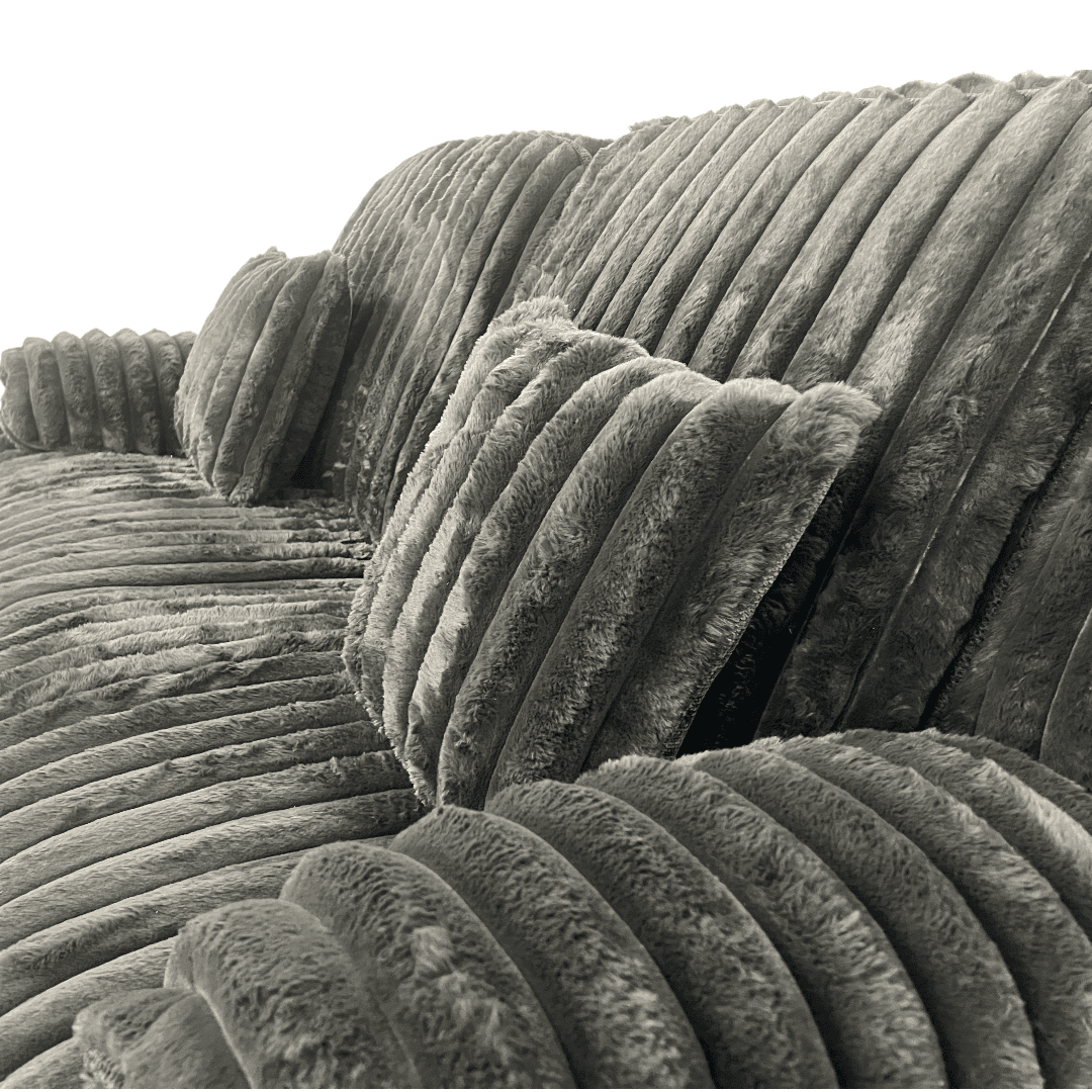 Mercer41 Rabbit Fur Power Reclining Sofa Couch With USB Charger And Cup Holder - Thumbnail 28