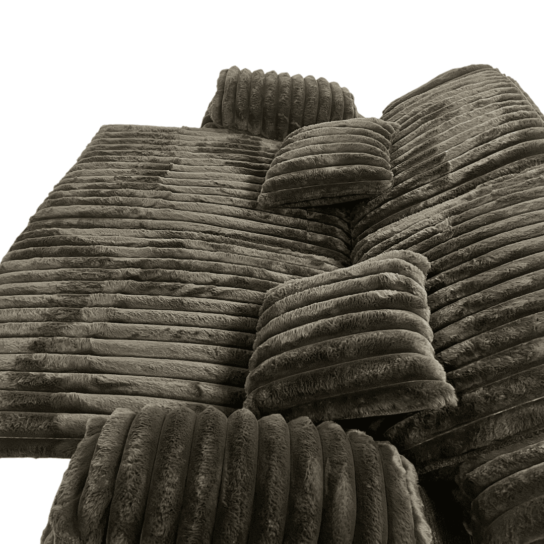 Mercer41 Rabbit Fur Power Reclining Sofa Couch With USB Charger And Cup Holder - Thumbnail 32