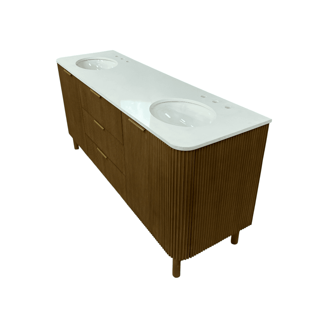 Joss and Main Nova 72" Marble Top Double Sink Vanity - Thumbnail 7