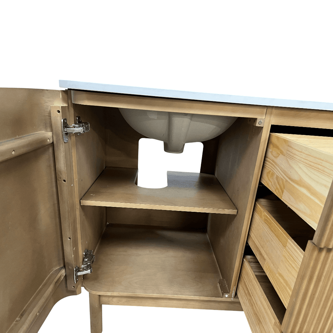 Joss and Main Nova 72" Marble Top Double Sink Vanity - Thumbnail 16