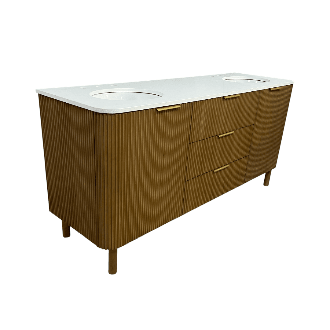 Joss and Main Nova 72" Marble Top Double Sink Vanity - Thumbnail 5