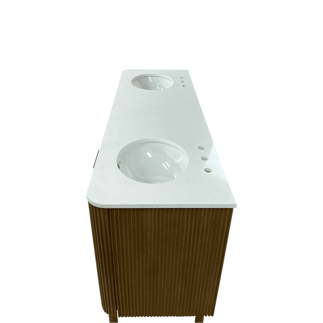 Joss and Main Nova 72" Marble Top Double Sink Vanity - Thumbnail 8